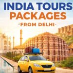 India tours packages from Delhi featuring Taj Mahal, Jaipur Hawa Mahal and Rajasthan fort