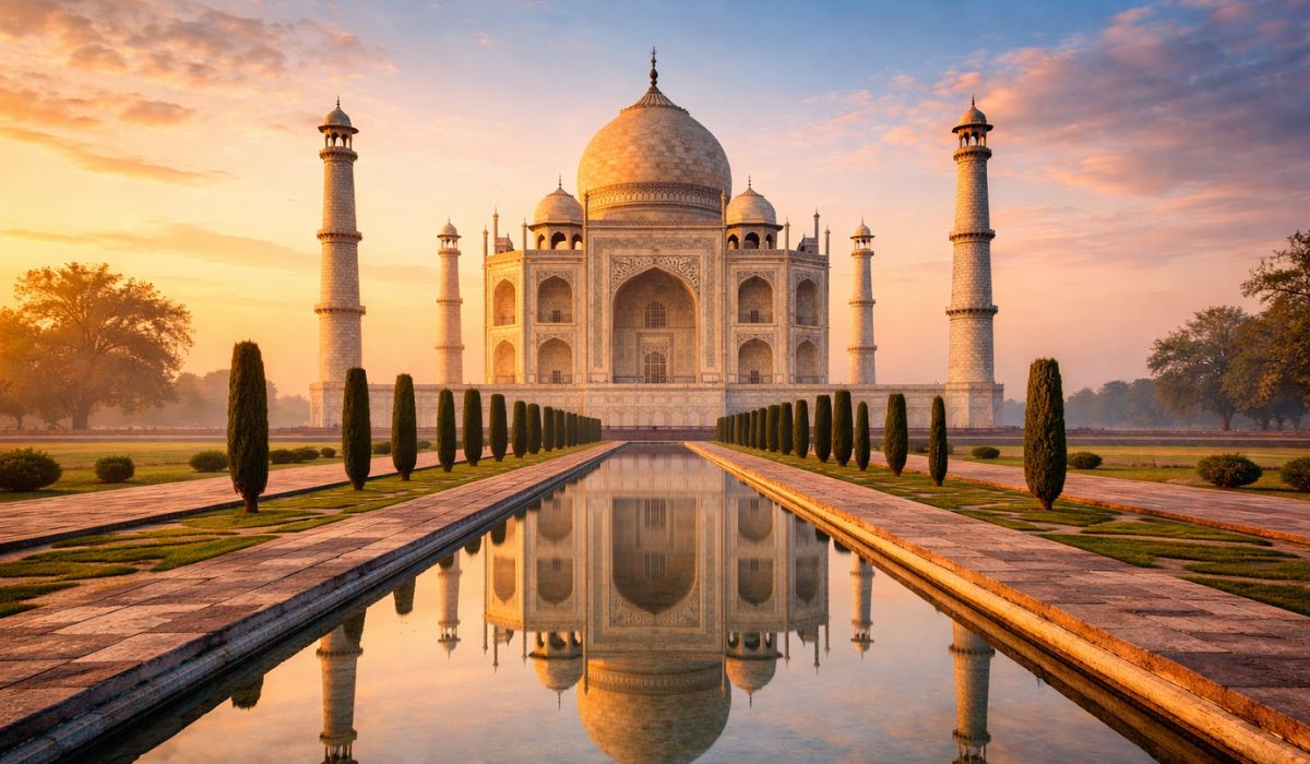 Taj Mahal sunrise tour in Agra, ideal first stop for India travel