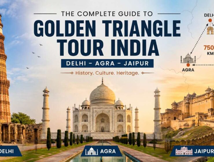 Golden Triangle Tour India covering Delhi Agra and Jaipur with Taj Mahal Qutub Minar and Amber Fort