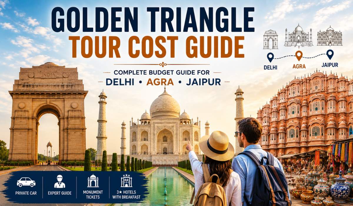 Golden Triangle Tour Cost Guide for Delhi Agra Jaipur travel