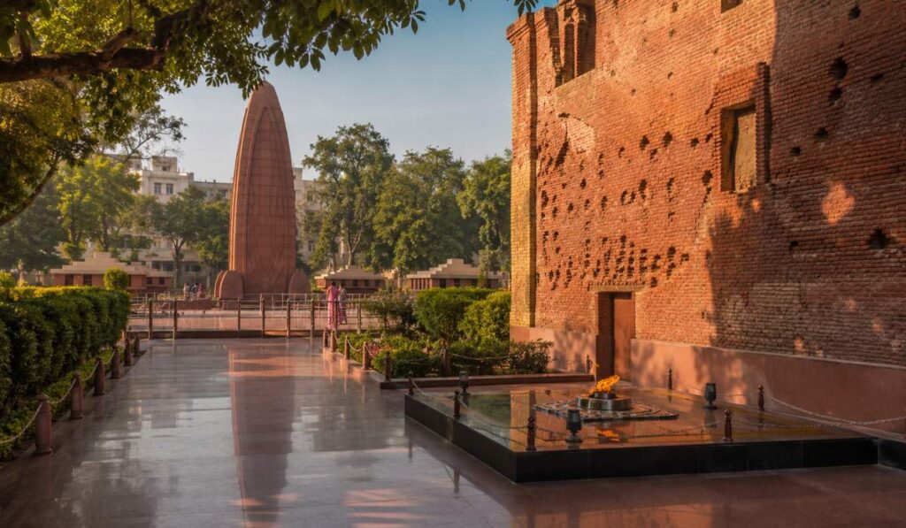 Jallianwala Bagh memorial in Amritsar preserving the site of the 1919 massacre